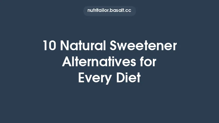 10 Natural Sweetener Alternatives for Every Diet Thumbnail