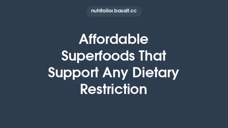 Affordable Superfoods That Support Any Dietary Restriction Thumbnail