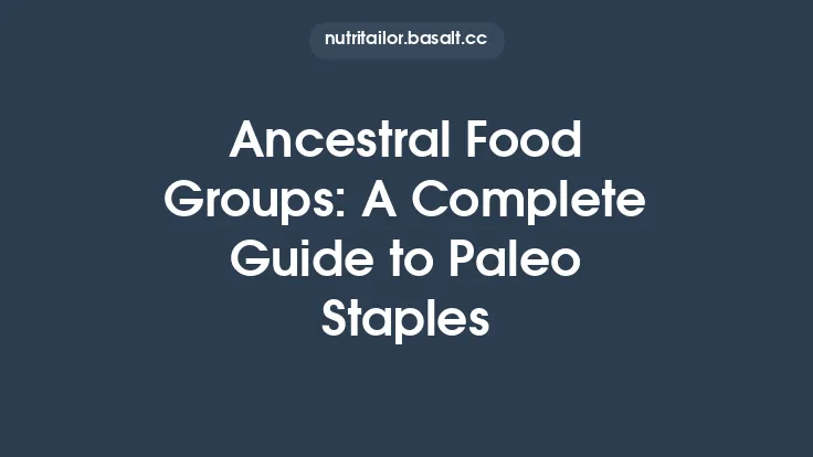 Ancestral Food Groups: A Complete Guide to Paleo Staples Thumbnail