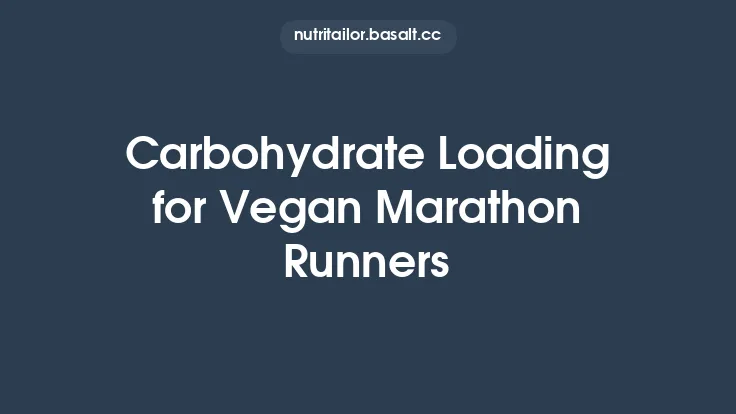 Carbohydrate Loading for Vegan Marathon Runners Thumbnail