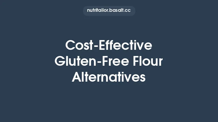 Cost‑Effective Gluten‑Free Flour Alternatives Thumbnail