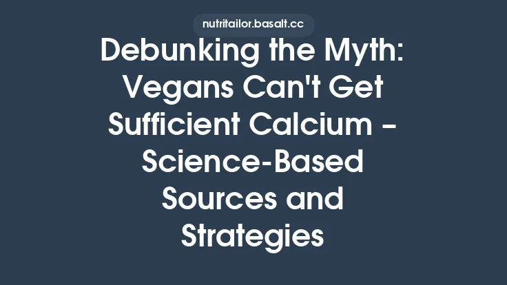 Debunking the Myth: Vegans Can