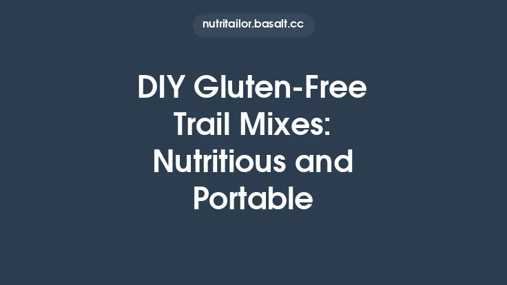 DIY Gluten‑Free Trail Mixes: Nutritious and Portable Thumbnail