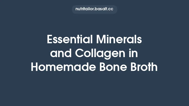 Essential Minerals and Collagen in Homemade Bone Broth Thumbnail