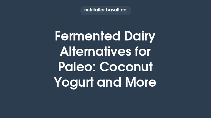 Fermented Dairy Alternatives for Paleo: Coconut Yogurt and More Thumbnail