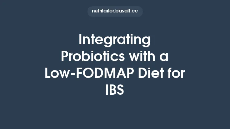 Integrating Probiotics with a Low‑FODMAP Diet for IBS Thumbnail