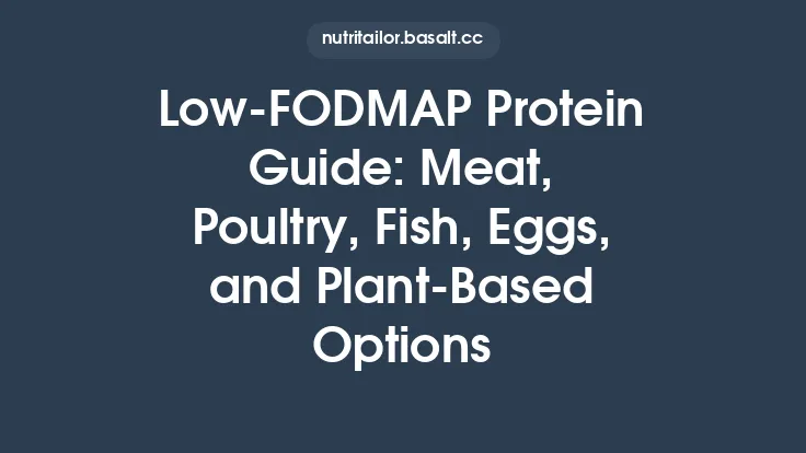 Low‑FODMAP Protein Guide: Meat, Poultry, Fish, Eggs, and Plant‑Based Options Thumbnail