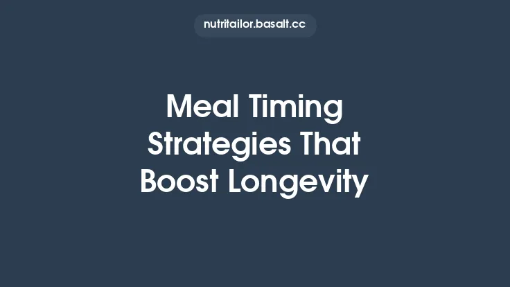 Meal Timing Strategies That Boost Longevity Thumbnail