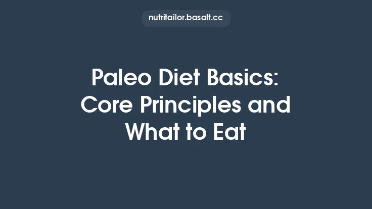Paleo Diet Basics: Core Principles and What to Eat Thumbnail