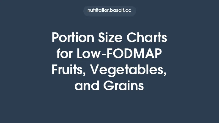 Portion Size Charts for Low‑FODMAP Fruits, Vegetables, and Grains Thumbnail
