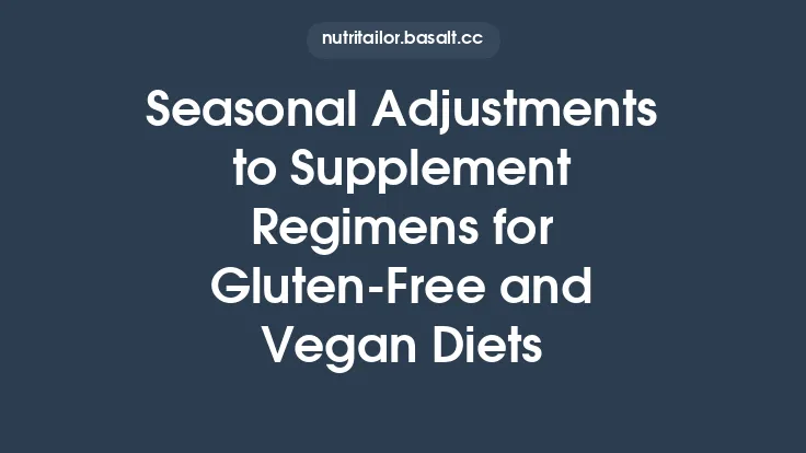 Seasonal Adjustments to Supplement Regimens for Gluten‑Free and Vegan Diets Thumbnail