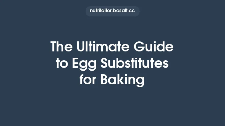 The Ultimate Guide to Egg Substitutes for Baking Thumbnail