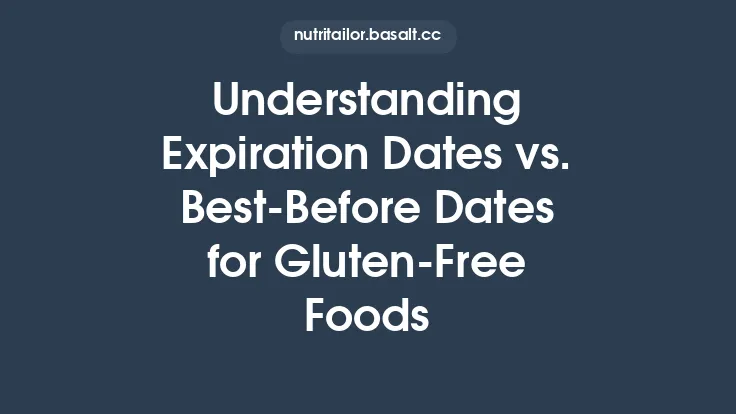Understanding Expiration Dates vs. Best‑Before Dates for Gluten‑Free Foods Thumbnail
