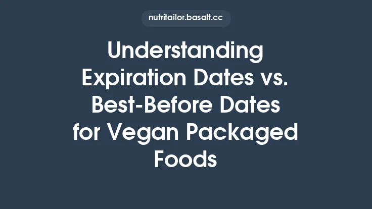Understanding Expiration Dates vs. Best‑Before Dates for Vegan Packaged Foods Thumbnail