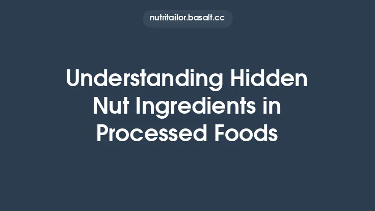 Understanding Hidden Nut Ingredients in Processed Foods Thumbnail