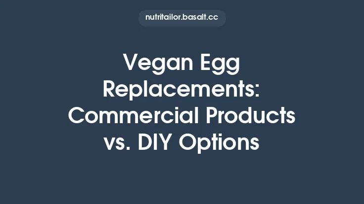 Vegan Egg Replacements: Commercial Products vs. DIY Options Thumbnail